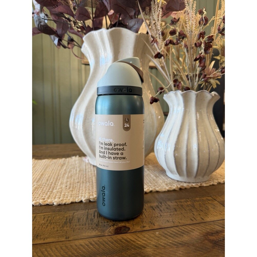 Special Edition Owala 32oz Stainless Steel FreeSip Water Bottle - Wintergreen
